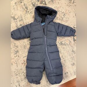Pulse Blue and Gray Infant Snowsuit